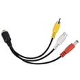 thumbnail image 3 of Cable de extensión para grabadora de vídeo de coche, cabezal de aire macho a AV, macho, hembra, DC, adaptador de Monitor macho, 3 of 5