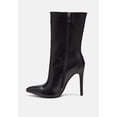 thumbnail image 4 of NAGINI Over Ankle Pointed Toe High Heeled Boot in Black, 4 of 6