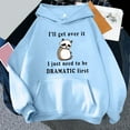 thumbnail image 2 of Charmgo Graphic Hoodies Under $15, Women Oversized Hoodie Cute Animal Graphic Hooded Sweatshirts I'Ll Get Over It Comfort Hoodies Cute Winter Clothes for Women, Hoodies for Women Light Blue XS, 2 of 3