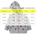 thumbnail image 2 of ZACPNCV Toddler Kids Hoodie Sweatshirt Fall Clothes Boys Hooded Jacket Gray 18-24 Months, 2 of 3