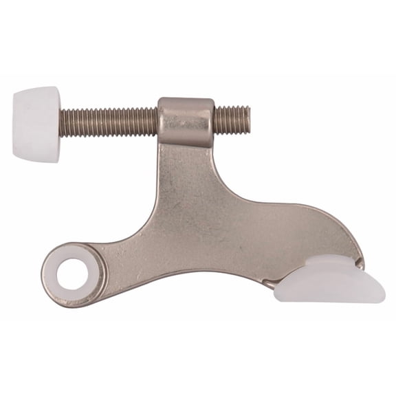 ProSource 4354437 Deluxe Hinge Pin Door Stop, Zinc Die-Cast, Satin Nickel