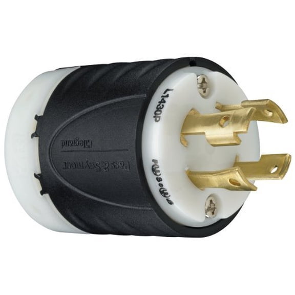 Pass & Seymour Twist Turn Locking Plug NEMA L14-30P 125/250V 30A L1430-PCCV3