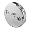 thumbnail image 2 of Bgsha Complete Kit 3 25 Inch Tub Overflow Plate with Dual Holes and Hardware, 2 of 6