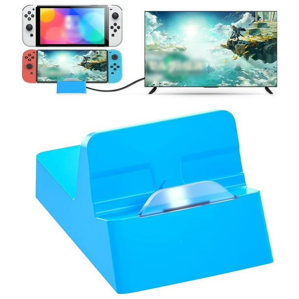 Base de expansión para Nintendo Switch, estación de acoplamiento portátil para TV con puertos de carga 4K HDMI/USB 3.0/USB-C