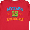 thumbnail image 4 of Inktastic My Papa is Awesome Boys or Girls Long Sleeve Toddler T-Shirt, 4 of 5