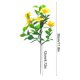 thumbnail image 3 of Flor artificial Pentaphyllus verde, tallos florales de plástico para decoración de arreglos florales en el hogar | Rama flexible y maleable para jarrones, cestas colgantes y centros de mesa, 3 of 6