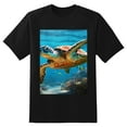 thumbnail image 2 of Plus Size Shirt for Women Black Tops for Women Short Sleeves Shirt for Women Sea Turtle 10 T Shirt Oversized Shirt for Women S, 2 of 5
