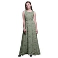 thumbnail image 1 of Bimba Robe Longue Débardeur Maxi pour Femmes à Col Rond Imprimée, Robe de Soirée - Xxx-Grand, 1 of 6