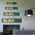 thumbnail image 2 of KAI Vintage Aluminum Street Sign Childrens Name Room Metal Sign rustic metal tin | Indoor/Outdoor |  30" Wide, 2 of 4