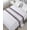 Purple gray, variant on Bed Runner Scarf Cal King Size, Navy Beige Striped Stain Bed Runners & Scarves for Foot of Beds, Gradient Geometric Blue White Decorative Bedding Runner Scarf for Hotel Home Bedroom