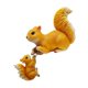 thumbnail image 4 of Estatua de ardilla, escultura de animal, artesanía decorativa, adorno paisajístico, accesorios de jardín, figura de resina para patio al libre., 4 of 8