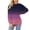 Pink, variant on Breezora Oversized Long Sleeve Crew Neck Sweatshirt for Women Fall Layering Top Soft Lightweight Fabric Casual Streetwear Loungewear L Size Blue