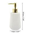 thumbnail image 4 of Unique Bargains Simple Cone Shape Soap Pump Dispenser for Bathroom 300ml 1 Pc White, 4 of 6