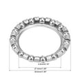 thumbnail image 4 of 2pcs 39.6mm x 15 Ball Bearings Cages Crank Bearings Wheel Bearing Retainer for Bicycle Silver Tone, 4 of 7