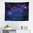 thumbnail image 1 of Space Tapestry, Majestic Orion Nebula Dust Cloud Celestial Energy Plasma Astronomical Object Picture, Fabric Wall Hanging Decor for Bedroom Living Room Dorm, 2 Sizes, Teal Green, by Ambesonne, 1 of 1