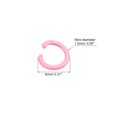 thumbnail image 2 of Unique Bargains Open Jump Rings, 8mm Colorful O-ring Connectors for DIY Crafts, Pink, 160Pack, 2 of 4