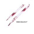 thumbnail image 3 of INSPIRE CHIC Tie-Dye Shoelaces Printed Texture Flat Shoe Lace for Sneakers Athletic 1 Pair Wine Red 160cm/63", 3 of 5
