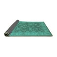 thumbnail image 2 of Ahgly Company Indoor Rectangle Oriental Turquoise Blue Traditional Area Rugs, 2' x 3', 2 of 4