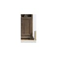 thumbnail image 3 of Executive Bookcase With Wood Doors Mildly Distressed Fully Assembled Brown, 3 of 7