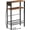 Rustic Brown, variant on HOOBRO Slim Side Table with Charging Station & Storage Shelf, Rustic Brown