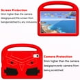 thumbnail image 4 of TECH CIRCLE Kids Case for Lenovo Tab M9 Tablet 9.0" 2023 Release - Lightweight EVA Foam Shockproof Portable Handle Cover Shell with Kickstand, Red, 4 of 6