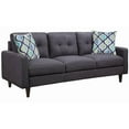 thumbnail image 4 of Watsonville 3-piece Cushion Back Living Room Set Grey, 4 of 17