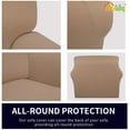 thumbnail image 4 of Easy-Going Super Stretch Sofa Slipcover Non Slip Couch Cover, Sofa Size, Camel, 4 of 7