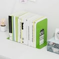 thumbnail image 3 of Unique Bargains Expandable Iron Bookends with Compartments Green 5"L x 5.9"W x 7.5"H, 3 of 5