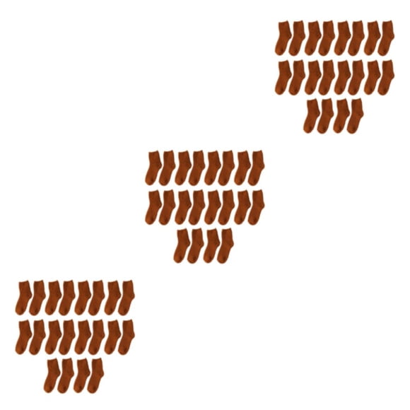 Naiovety Paquete de 10 calcetines gruesos de elasticidad de piel Extra de textura exquisita para el café resistente al desgaste que absorbe el Type1 NO1