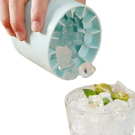 

Ice Cube Tray with Lid and Bin Ice Trays for Freezer Easy-release 48 Small Nugget Silicone Ice maker with Ice Bucket Ice Cube Storage Container Set for Chilled Drink Cocktail and