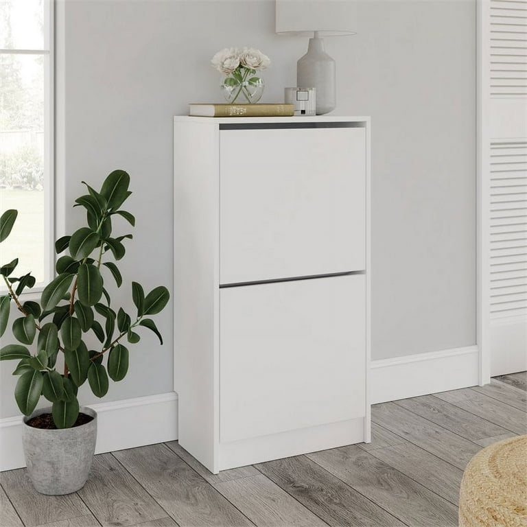Sauder shoe online cabinet
