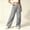 Gray, variant on Women Quick Dry Casual Sweat Pants, Elastic Drawstring High Waist Wide Leg Trousers, Lightweight Breathable Joggers for Sports Street Daily Wear Blue XXXL(XXXL)