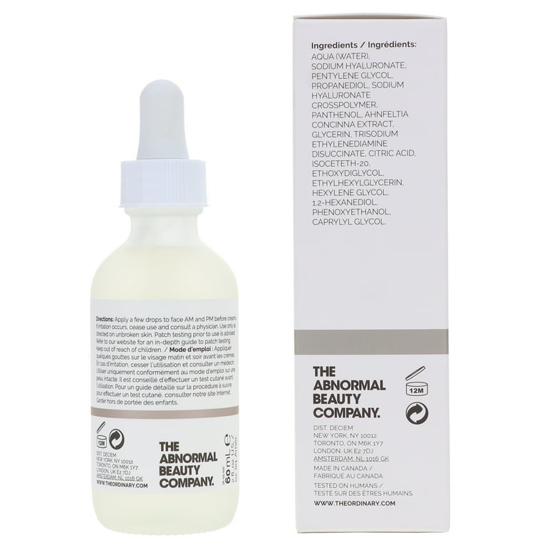 美容液 The Ordinary Hyaluronic Acid 2% + B5 The Ordinary Skincare Serum: Hydrating Hyaluronic Acid 2% + B5