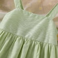thumbnail image 3 of Vedolay Dresses Girls Embroidered Lace Sleeveless Tulle Flower Princess Party Dresses Back Bow,Green 5 Years, 3 of 5