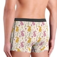 thumbnail image 4 of Men's Boxer Briefs, Sassy Funny Rabbit Flower Soft Comfy Mens Underwear Boxer Briefs Breathable With Widen Waist, 4 of 7