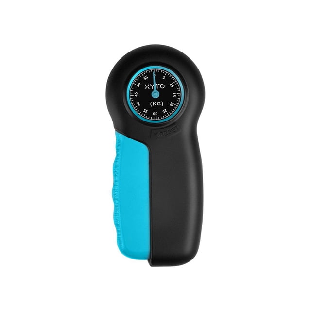 Toystoory Entrenador de fuerza de agarre Equipo de fisioterapia Fortalecedor de fuerza de entrenamiento Dinamómetro digital Evaluación Medidor Gimnasios en casa