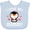 Blue, variant on Inktastic I Love My Mommy with Cute Penguin and Hearts Girls Baby Bib