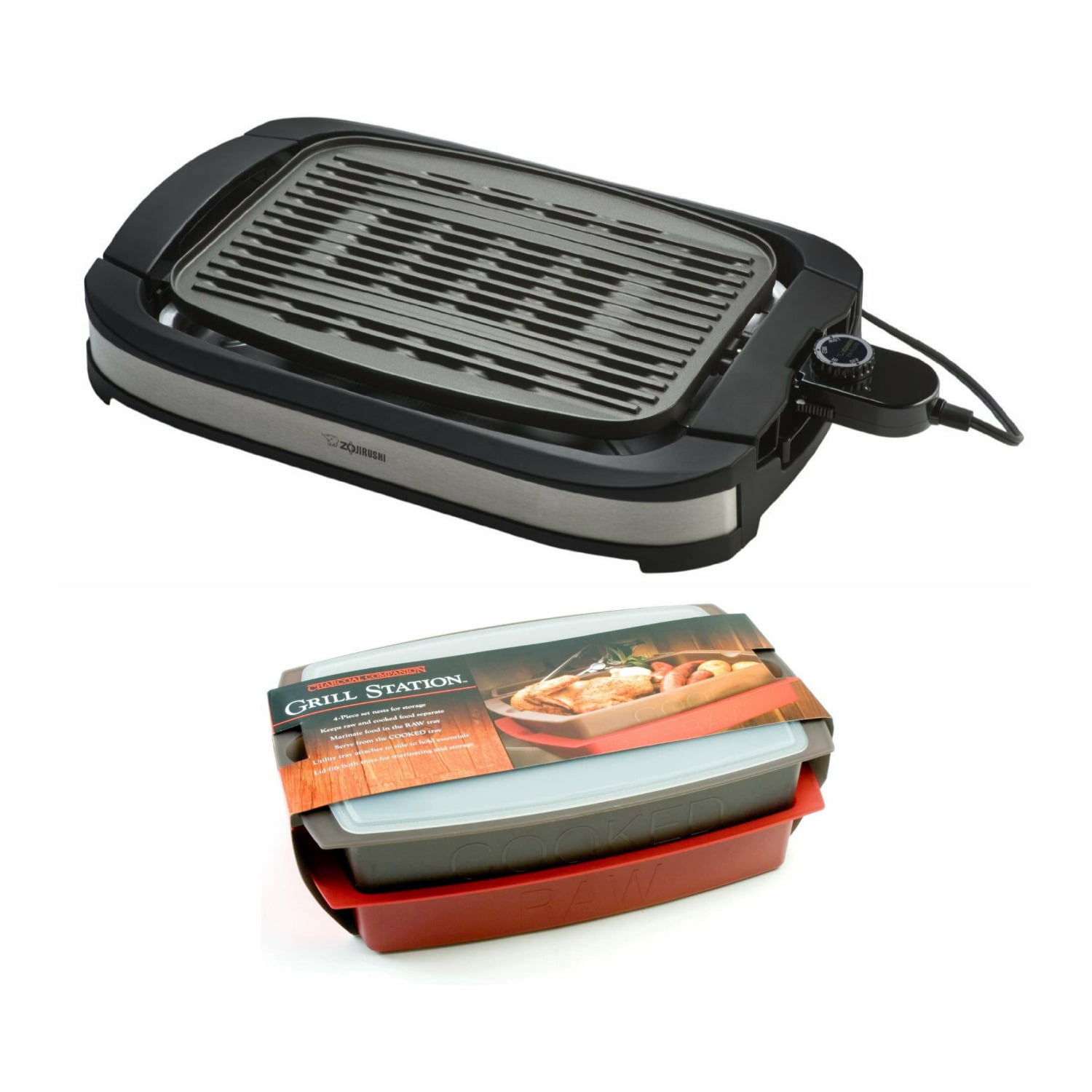 Zojirushi EB-DLC10 Indoor Electric Grill Stainless Black None