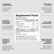 Legion Creatine Gummies for Men & Women, Lemon Drop, 5g Creatine Per Serving, 120 Count, 30 Servings