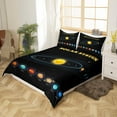 thumbnail image 3 of Solar System Bedding Twin Size Outer Space Bedding Set Universe Themed Bedroom Decor Comforter Cover,Space Galaxy Starry Sky Planet Print Bedding Space Theme Bedspread Cover, 3 of 4