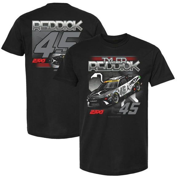 Men's 23XI Racing Black Tyler Reddick Jumpman Car T-Shirt