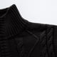 thumbnail image 5 of pstuiky camisas de manga larga para hombre, Suéter de solapa de color sólido para hombre, suéter de punto, suéter informal cálido de manga larga para hombre salir tops m, 5 of 7