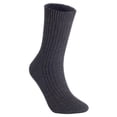 thumbnail image 2 of Lian LifeStyle Men's 3 Pairs Knitted Wool Crew Socks FS03 One Size 6-10 3P3C-03(Dark Grey, Grey, Coffee), 2 of 4
