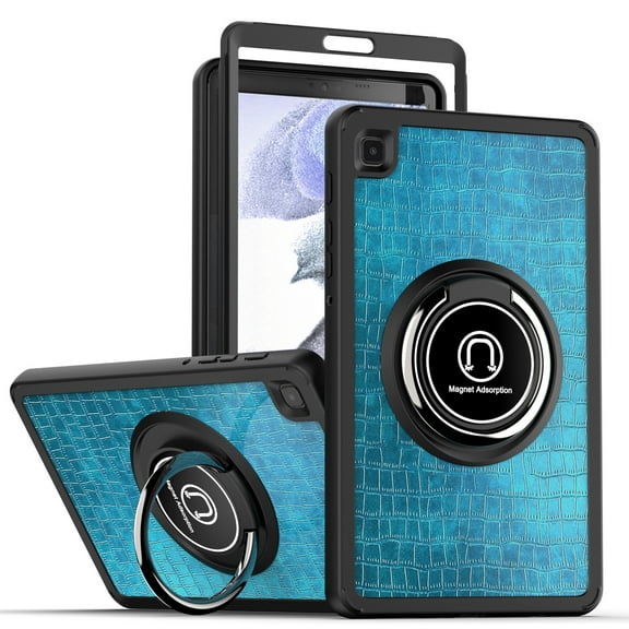 Case For Samsung Galaxy Tab A7 Lite (8.7 inch) Slim Hybrid with Ring Magnetic Stand Holder Kickstand Frame Bumper Drop proof Tablet Cover [ Green ]