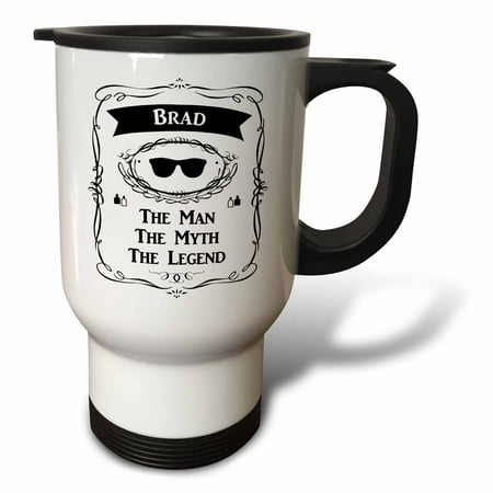 

Brad - The Man The Myth The Legend - personal name personalized gift 14oz Stainless Steel Travel Mug tm-232242-1