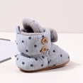 thumbnail image 7 of TAIAOJING Baby Girls Boys Star Print Booties Soft Non- Sole Winter Warm Cozy Toddler First Crib Shoes Versatile Footwear 6-9 Months, 7 of 7