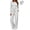 M-Gray, variant on UVN Summer 2 Piece Outfit Set for Women Ruched Short Sleeve Tops and Wide Leg Pants Casual Tracksuit Ladies Loungewear