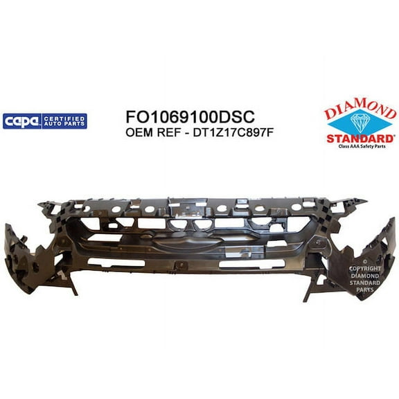 Front Bumper Cover Support - Compatible with 2014 - 2018 Ford Transit Connect 2015 2016 2017