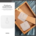 thumbnail image 4 of IFANLANDOR 8 Pcs Wall Mounting Hooks for Pictures Plastic Transparent Indoor Use Decor, 4 of 8