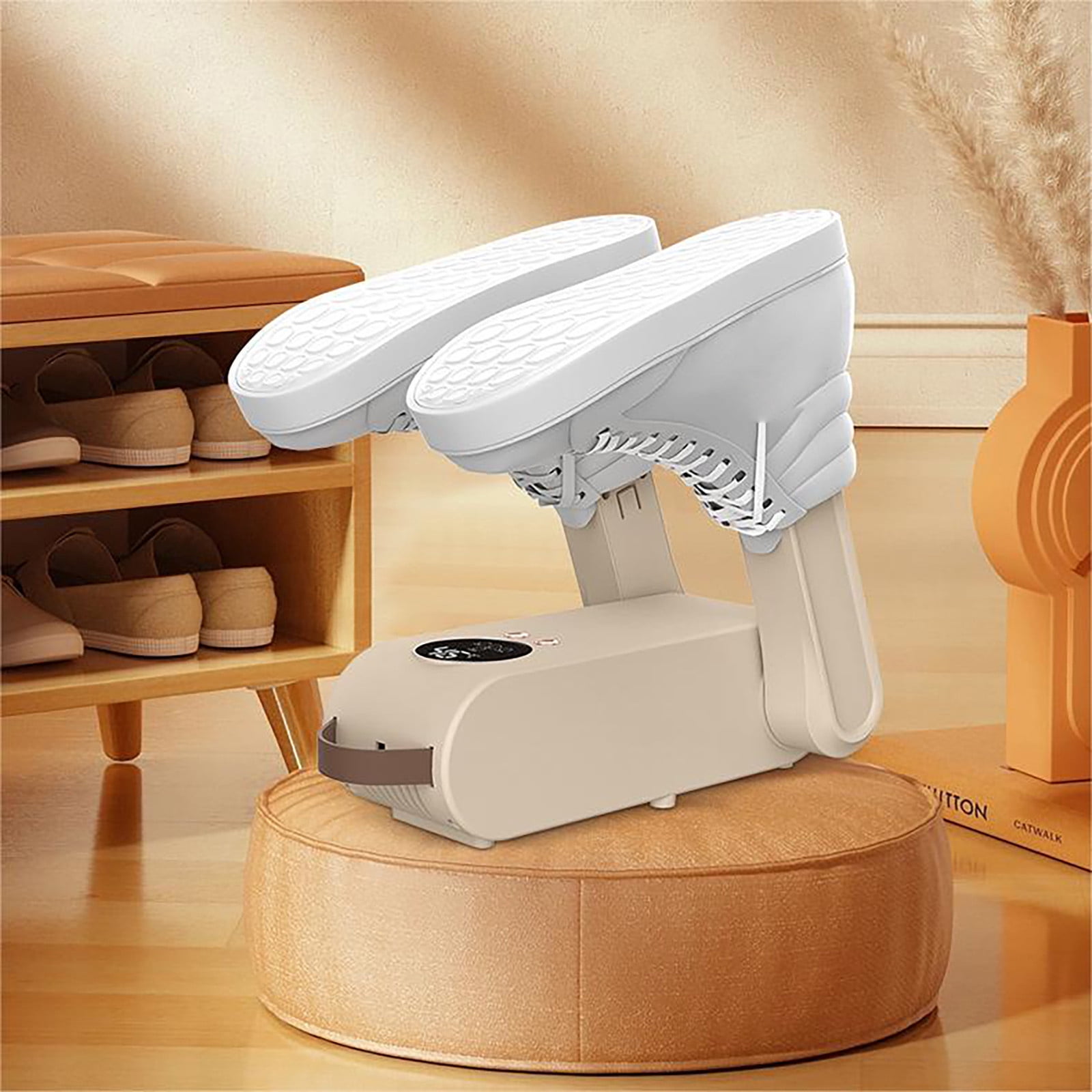 Timing Drying Shoe Dryer, Portable Foldable Shoe And Boot Dryer With Constant Temperature Dehumidification And Deodorization, Intelligent Timer Display, Retractable Vents For Socks Or Boots, Home Use